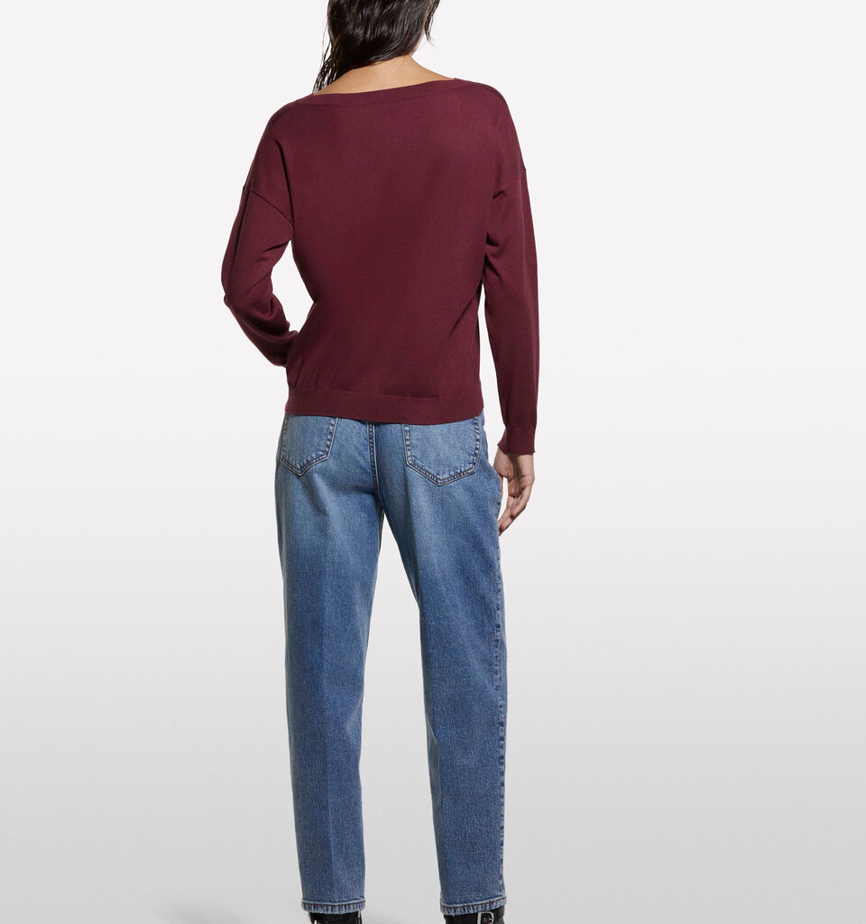 Bluejeans im Mom-Fit-Stil 69 - mom fit und boyfriend jeans für damen - Blau | Sisley image number 2